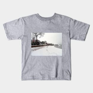 Snowy Shore Kids T-Shirt